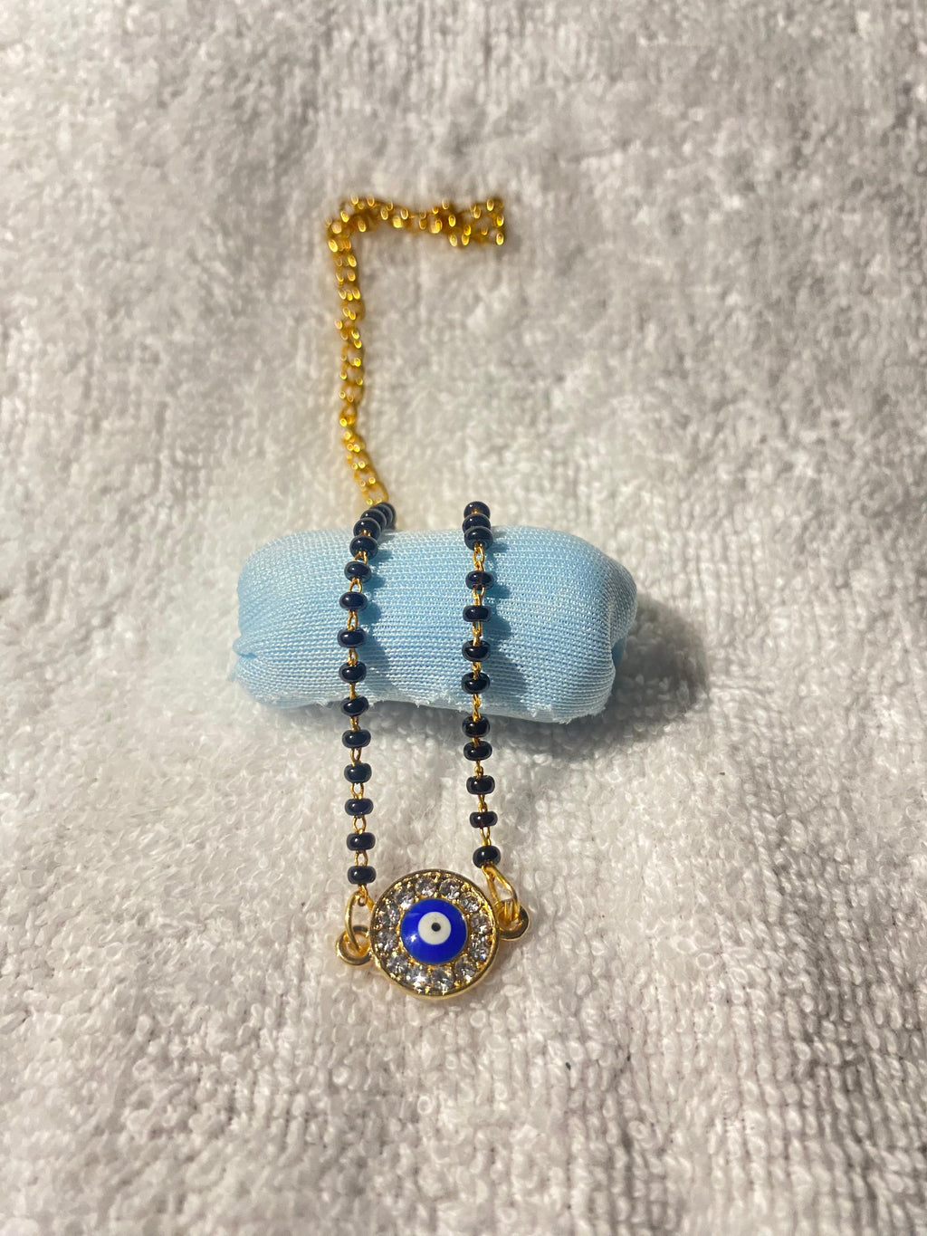 Evil Eyes With Diamond Design Beautiful Hand Bracelets Mangalsutra